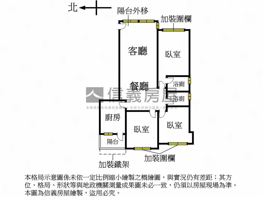 近萬大ＬＧ０８三房車位房屋室內格局與周邊環境
