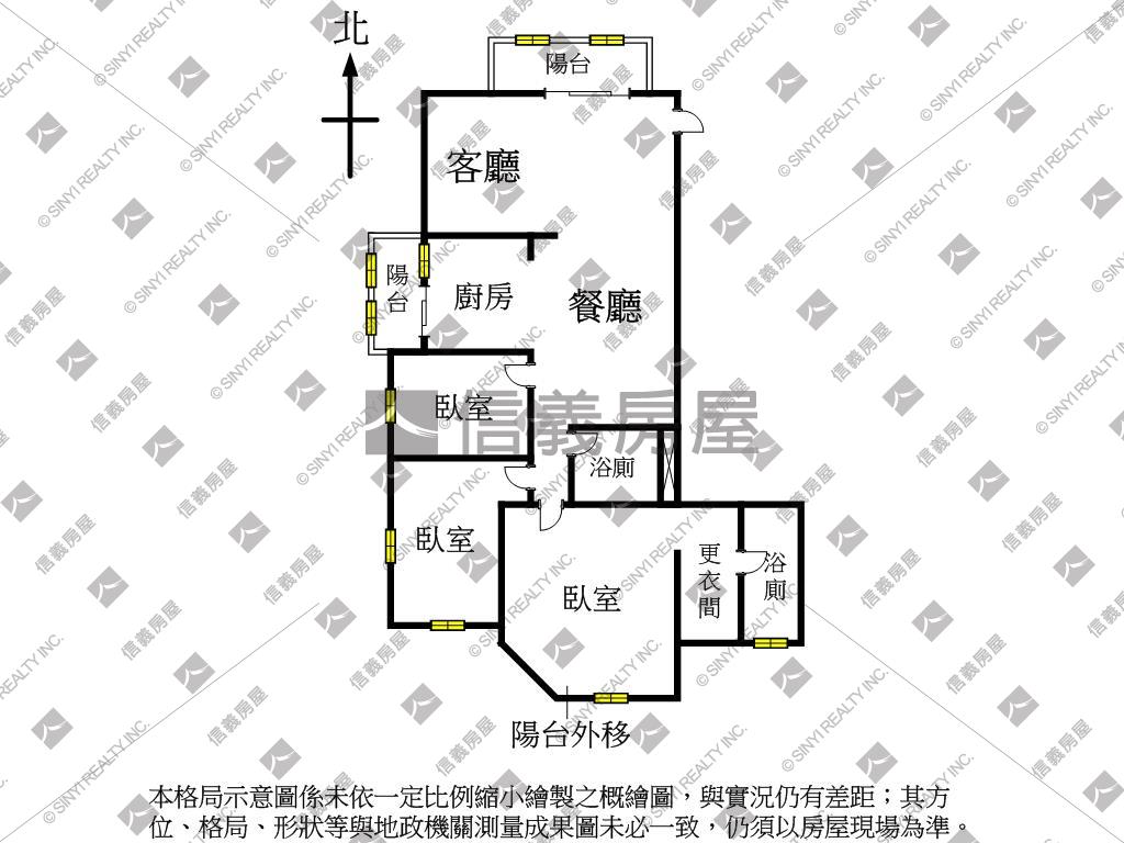 艾菲爾東海牧場視野美三房房屋室內格局與周邊環境