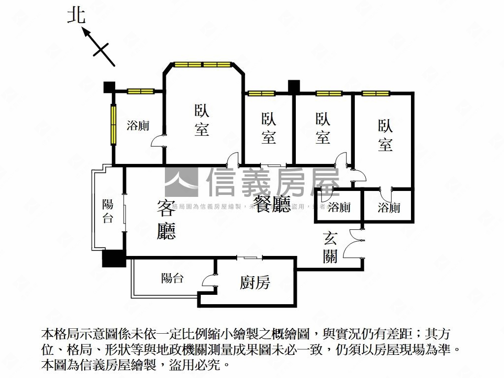 國泰雙璽高樓４房雙車位房屋室內格局與周邊環境