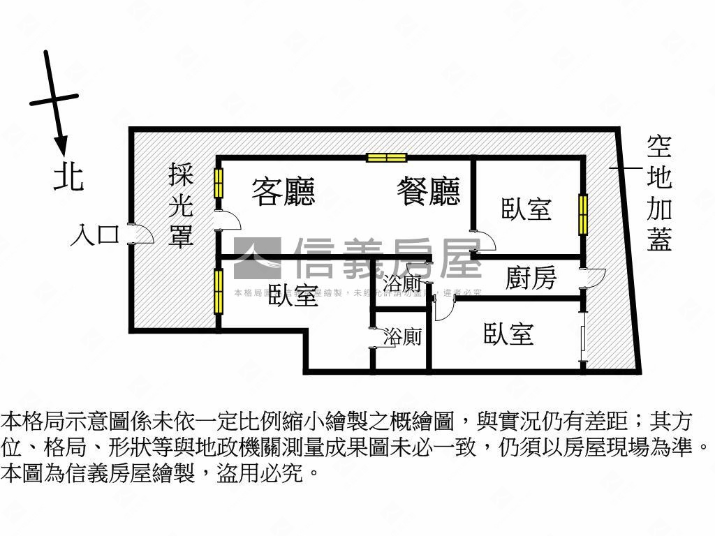 武廟商圈一樓庭院宅房屋室內格局與周邊環境