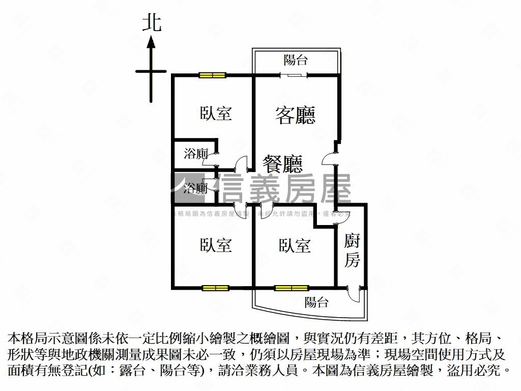 ［新案］捷運幸福三房車位房屋室內格局與周邊環境
