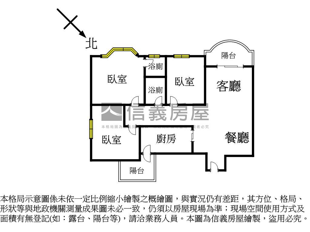 近文山採光大三房平車房屋室內格局與周邊環境