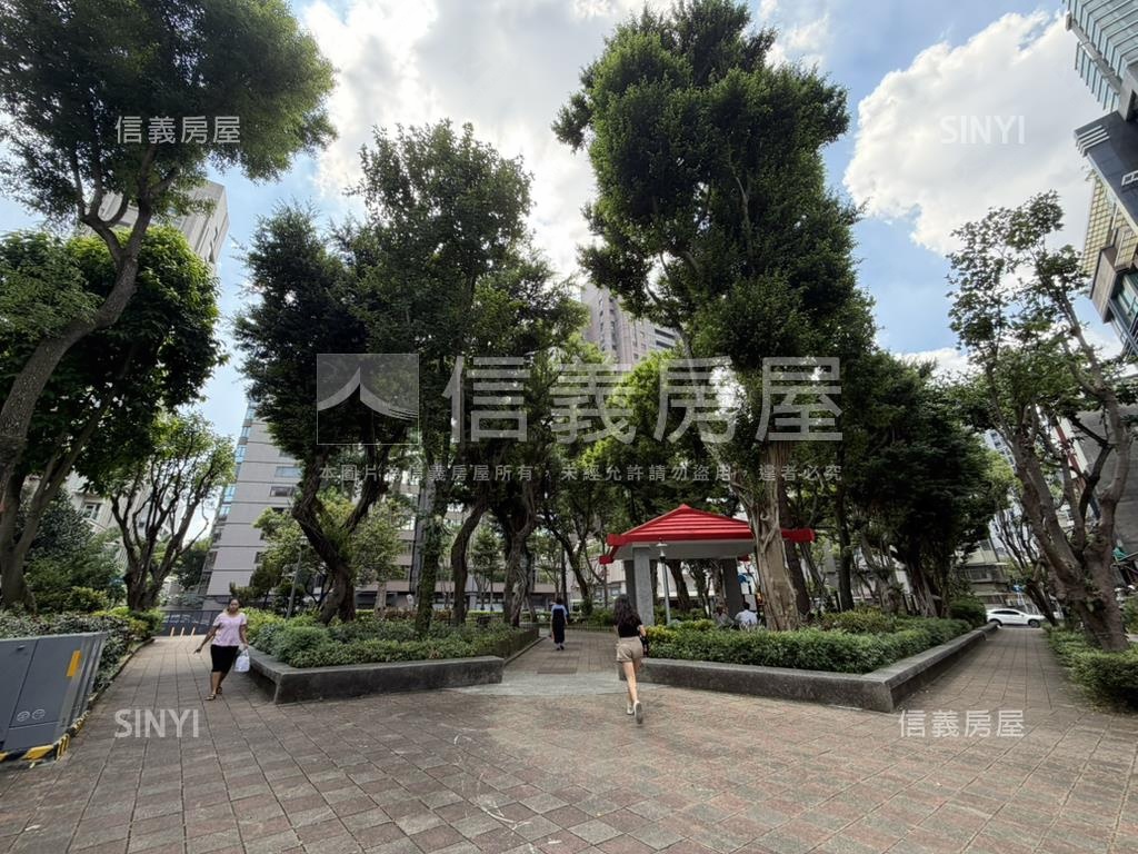 大仁愛面公園林蔭房屋室內格局與周邊環境