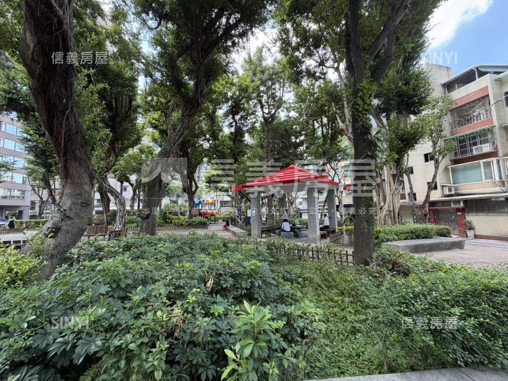 大仁愛面公園林蔭房屋室內格局與周邊環境