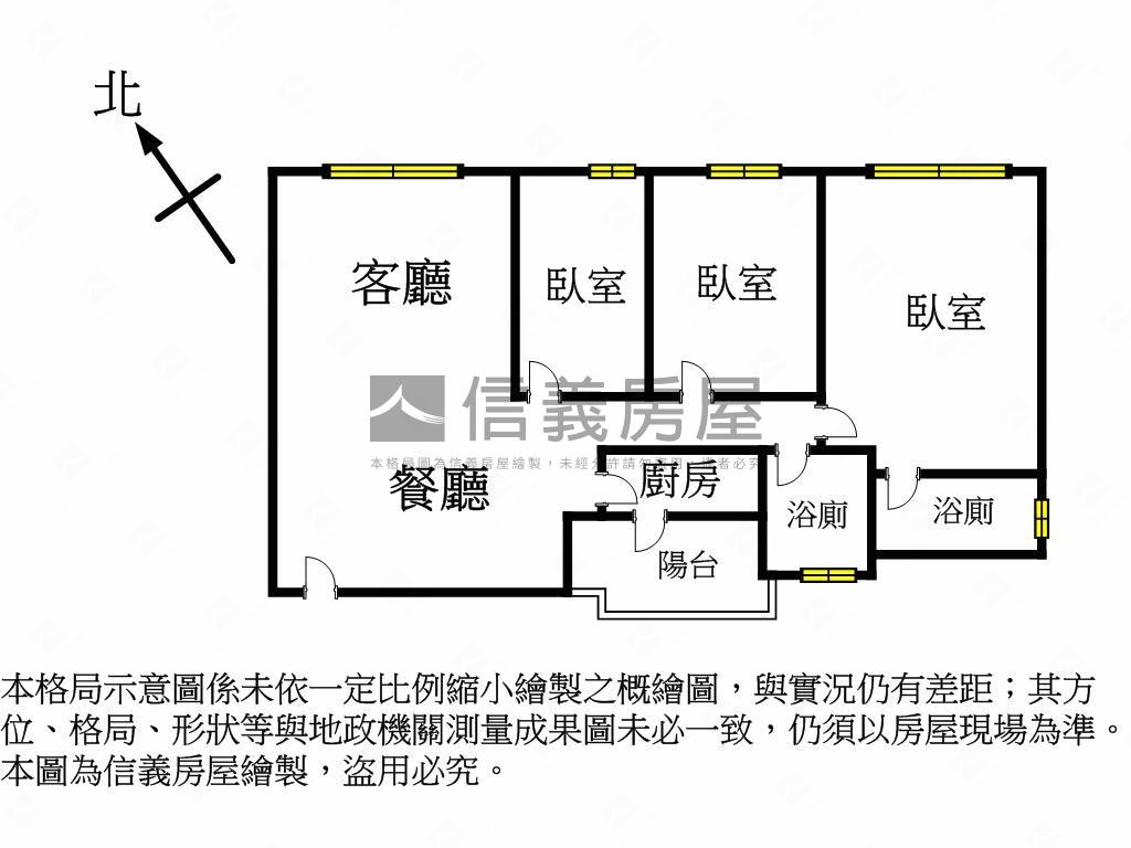 喜福匯六稀有邊間三房車位房屋室內格局與周邊環境