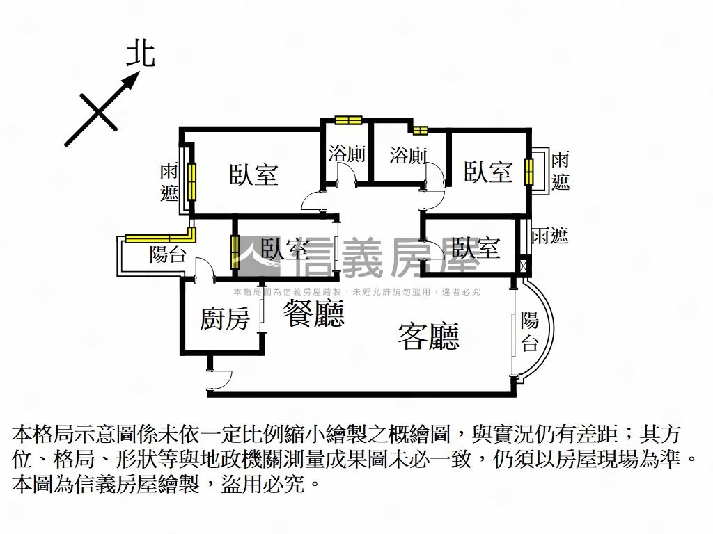 京石隱典雅四房車位房屋室內格局與周邊環境