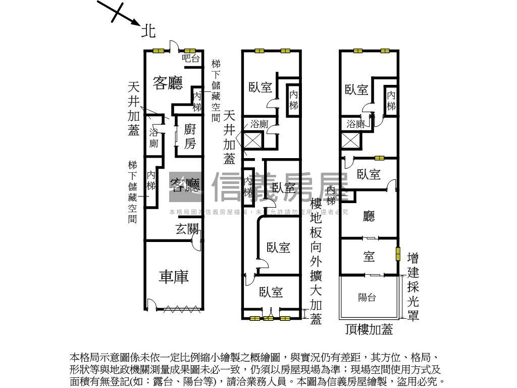 近車站有裝潢透天房屋室內格局與周邊環境