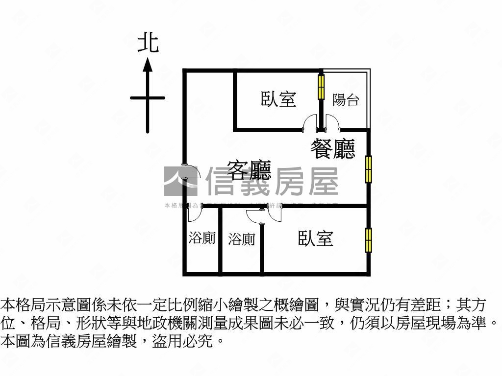 達麗創世紀－朝東視野戶房屋室內格局與周邊環境