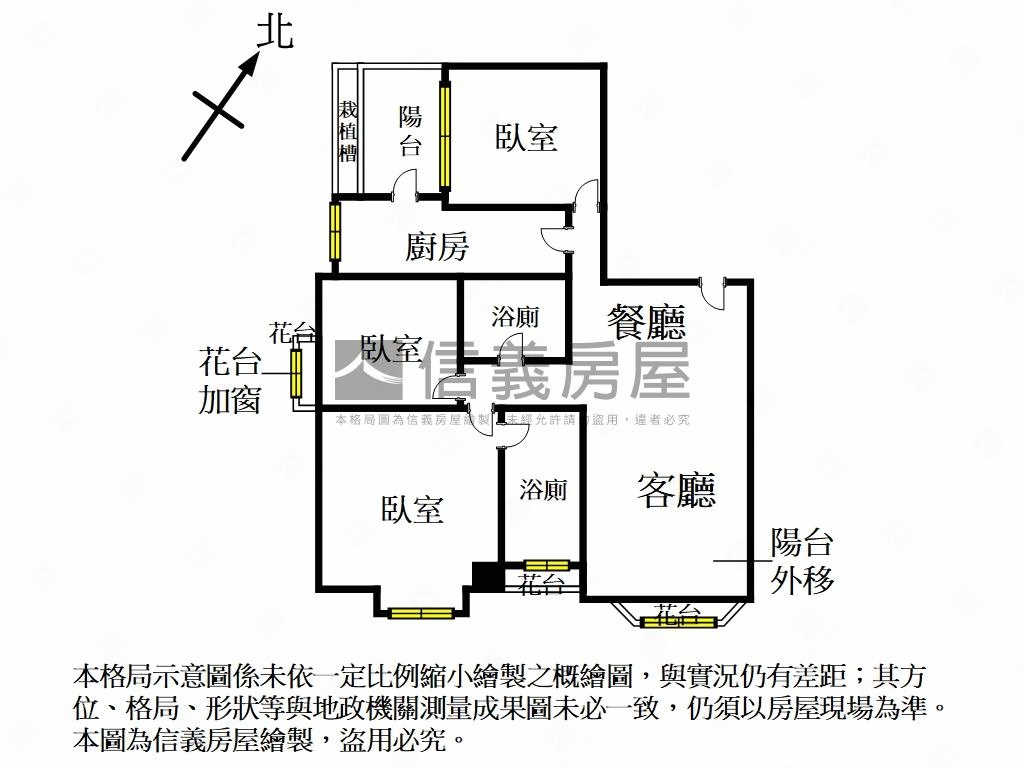 靜心心靜大三房＋車位房屋室內格局與周邊環境