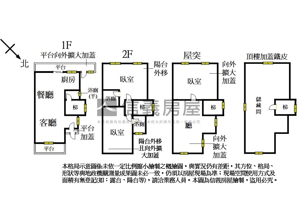 迎旭山莊獨棟透天房屋室內格局與周邊環境