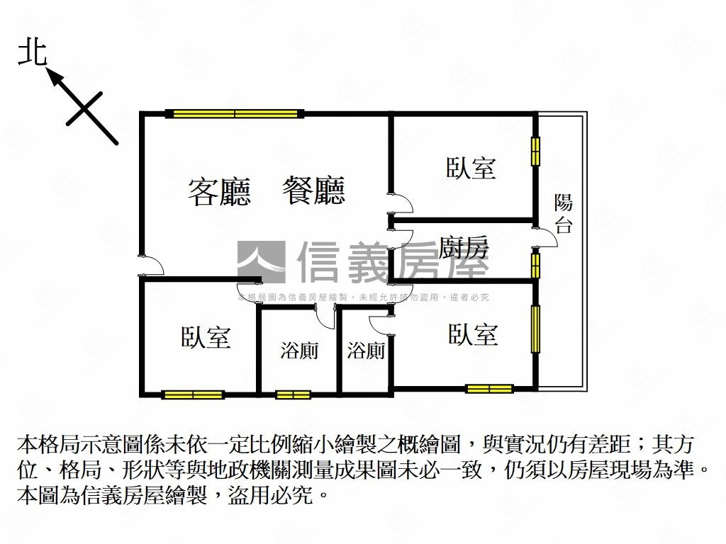 近重陽橋河畔美景三房車位房屋室內格局與周邊環境