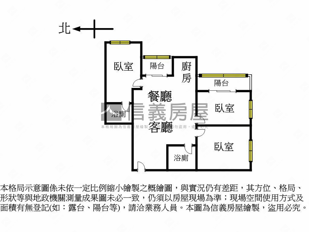 龍邦鳳翔視野三房平車位房屋室內格局與周邊環境