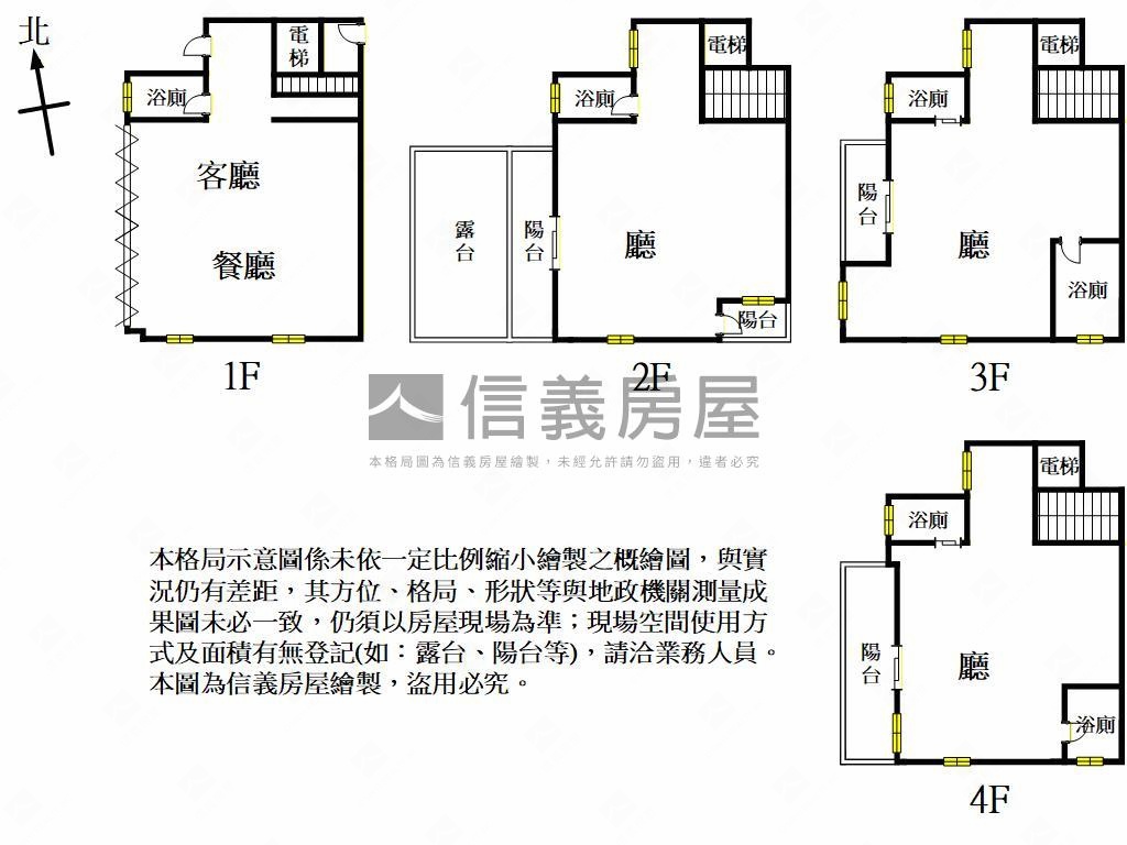 全新擁萃電梯別墅Ｂ房屋室內格局與周邊環境
