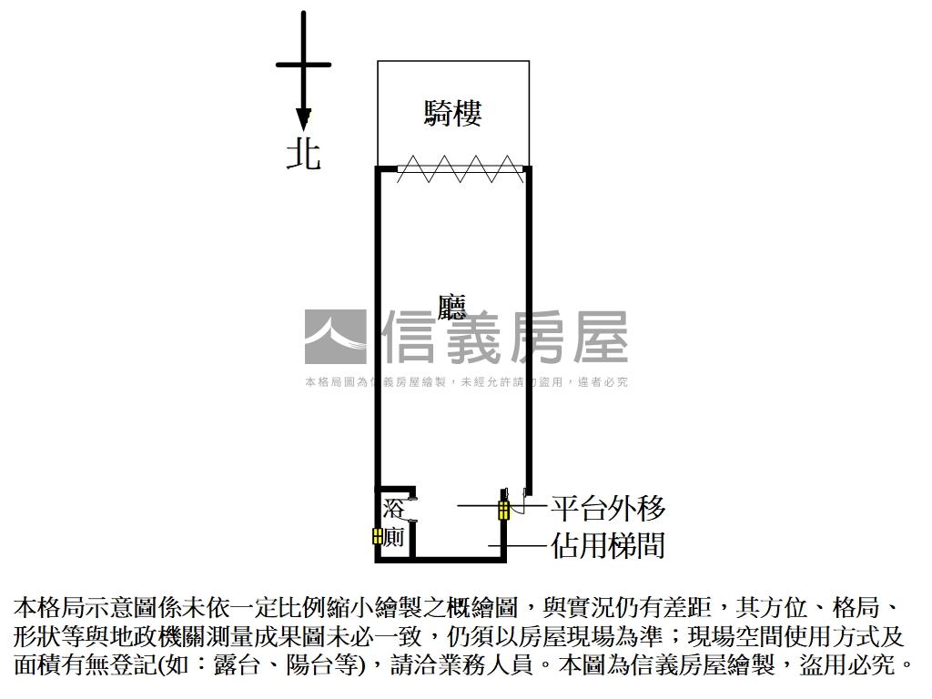 中山北路商業用金店面房屋室內格局與周邊環境