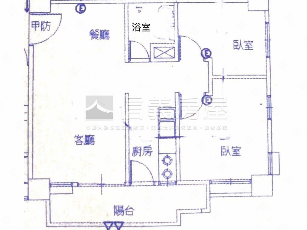 蕭邦方正精緻二房房屋室內格局與周邊環境