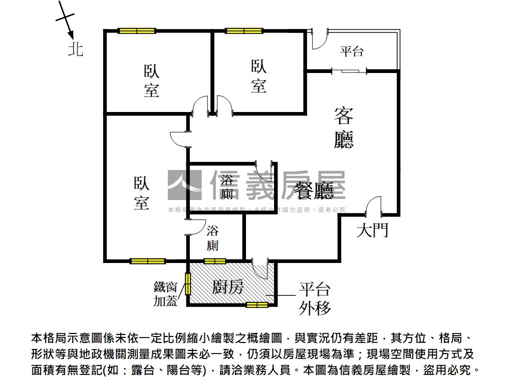 善化成功新村三房平車房屋室內格局與周邊環境