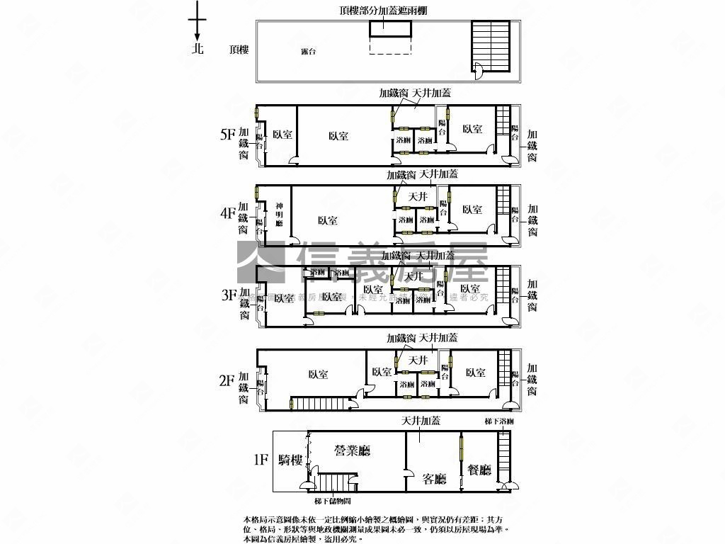 面大智國小約２０米路透天房屋室內格局與周邊環境