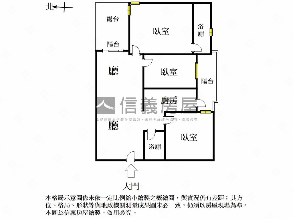 曉幸運｜三房車位２Ａ３房屋室內格局與周邊環境