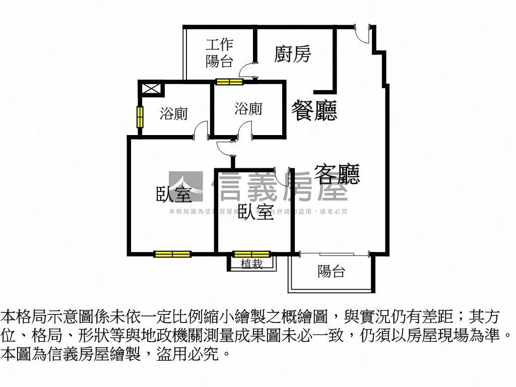 嘉磐惠文Ｉ棟兩房房屋室內格局與周邊環境