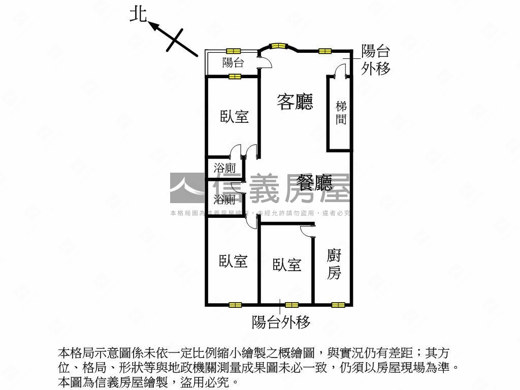 近捷運３房精緻美寓房屋室內格局與周邊環境