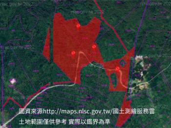 墾丁南灣大面積林地