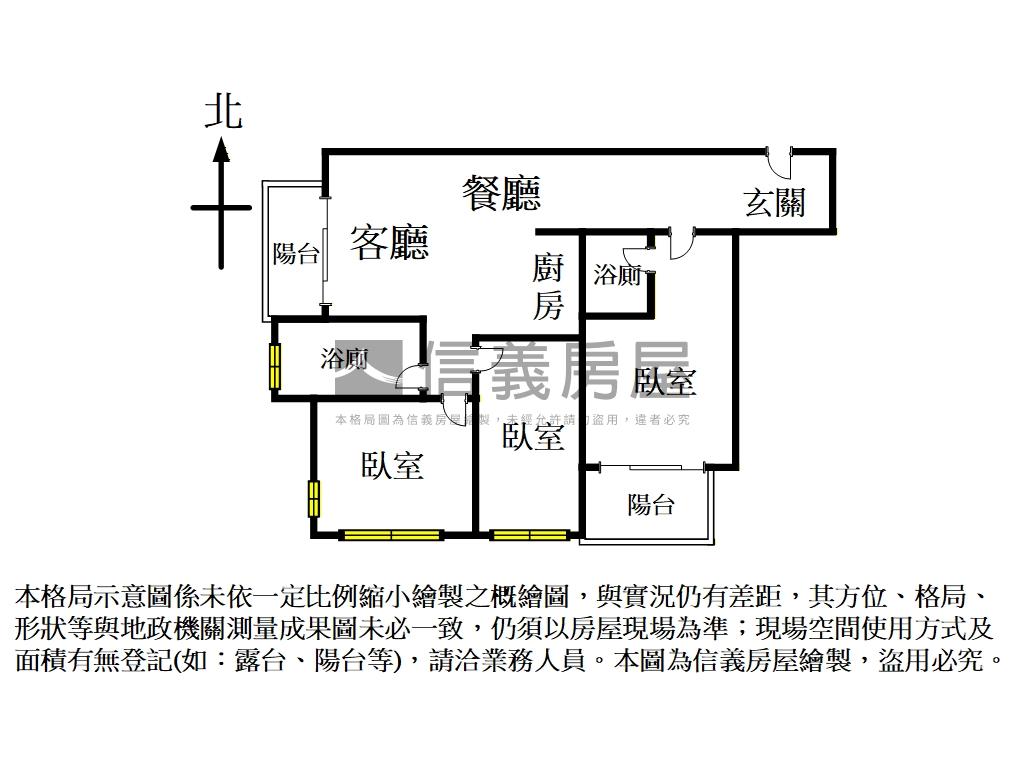 長耀四季三房車位房屋室內格局與周邊環境