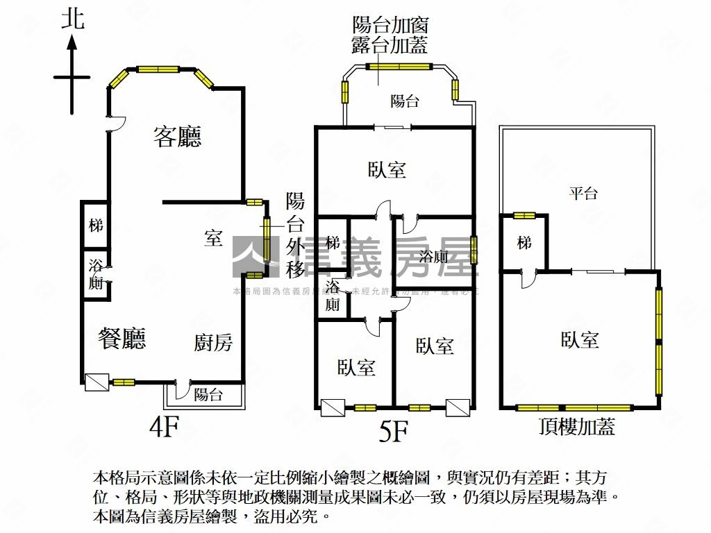 雙景觀風雅頌邊間三房房屋室內格局與周邊環境