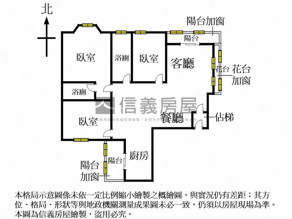 面園道全新整理三房平車房屋室內格局與周邊環境