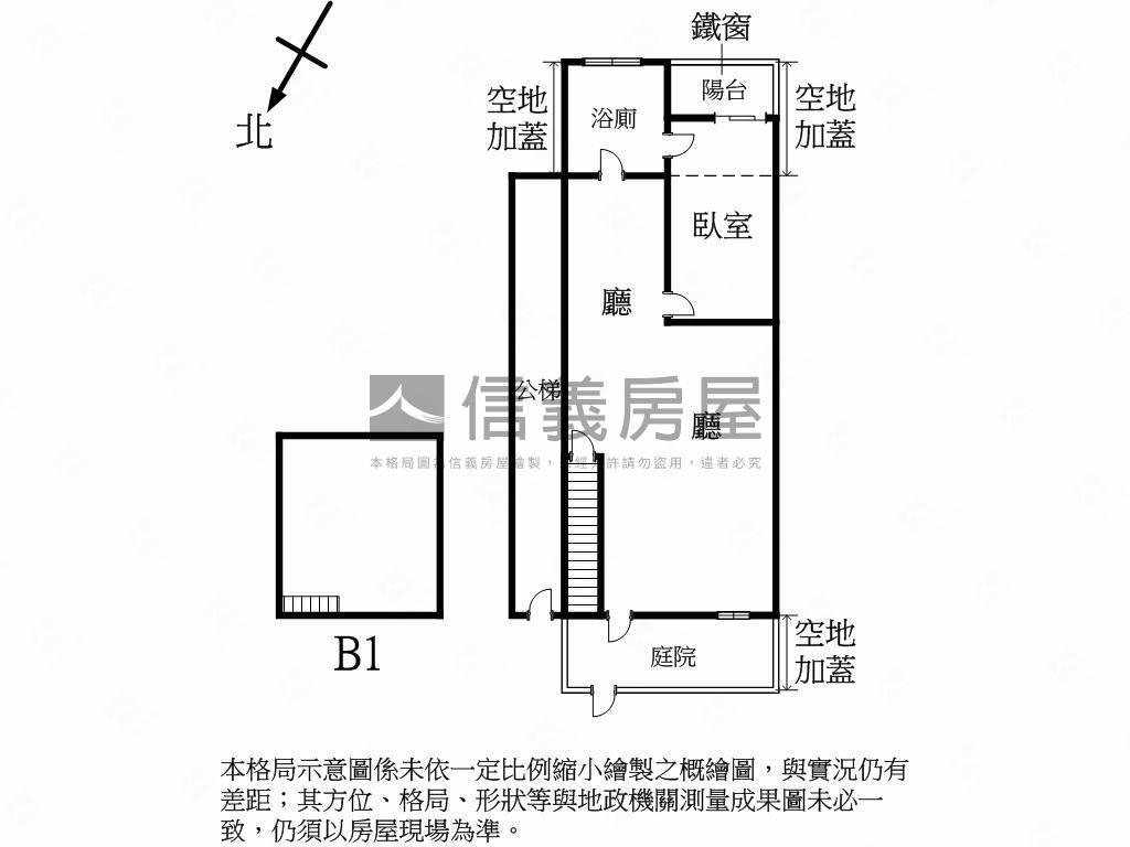 市政府綠蔭面寬公寓一樓房屋室內格局與周邊環境