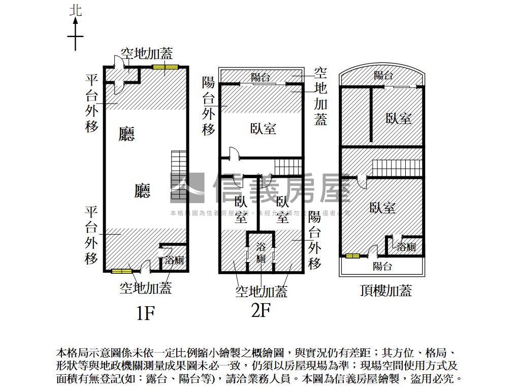 近探索公園朝北採光透天房屋室內格局與周邊環境