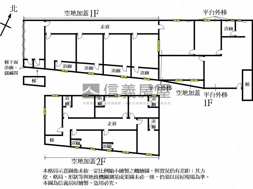 稀有方正一樓大空間房屋室內格局與周邊環境