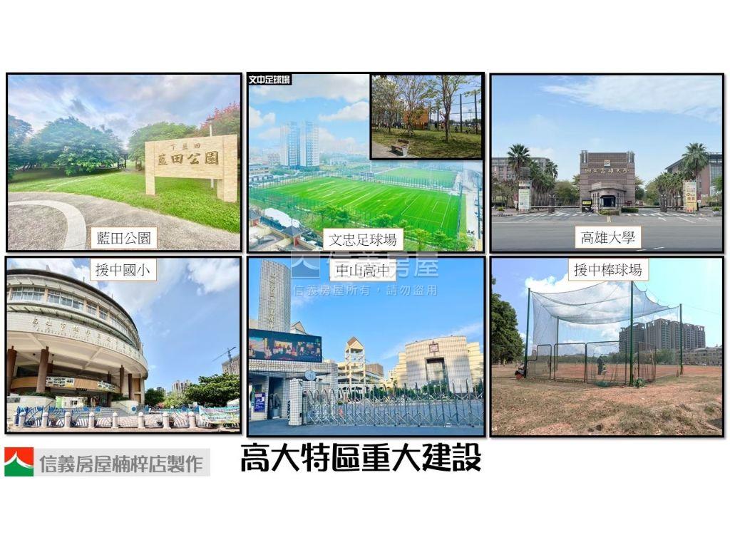 高大特區微美居兩房配車位房屋室內格局與周邊環境