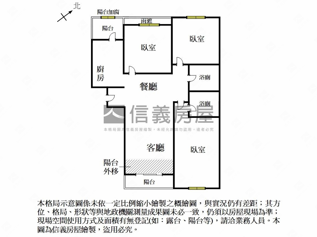 帝心質感三房平車房屋室內格局與周邊環境