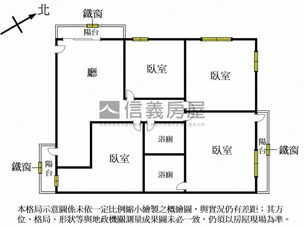 立忠路４Ｆ四房房屋室內格局與周邊環境