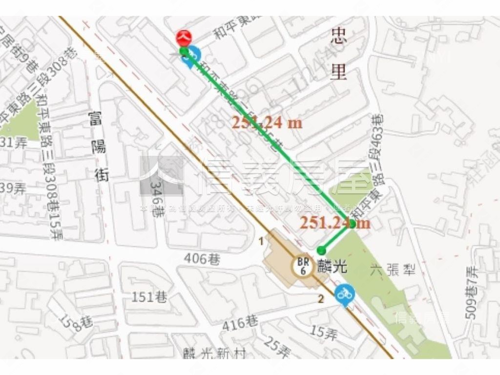 信義區電梯高樓景觀三房房屋室內格局與周邊環境
