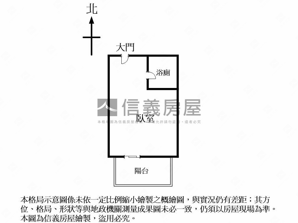 勤益三番街陽台大套房房屋室內格局與周邊環境
