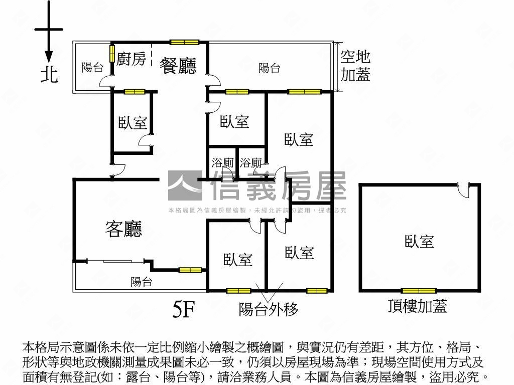 信義安和採光通風佳房屋室內格局與周邊環境
