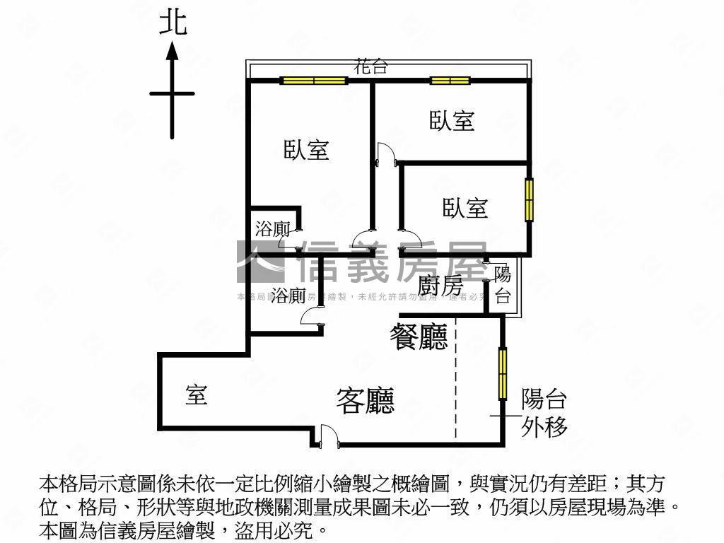 北屯高樓層三房附車位房屋室內格局與周邊環境