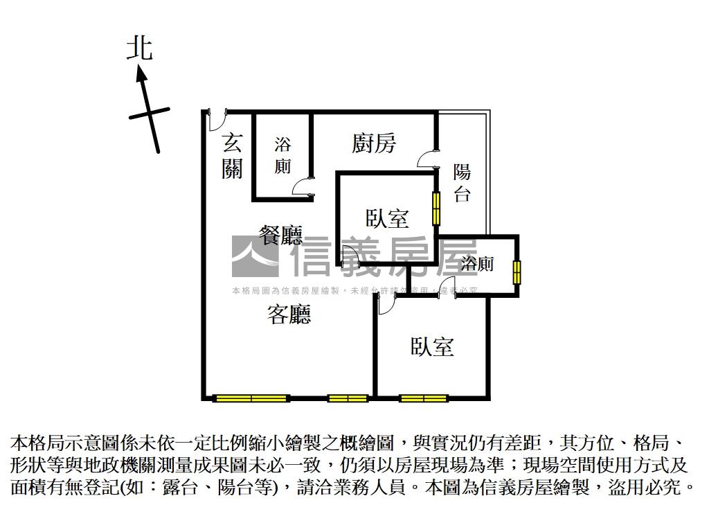 協勝大聚．２房２衛房屋室內格局與周邊環境