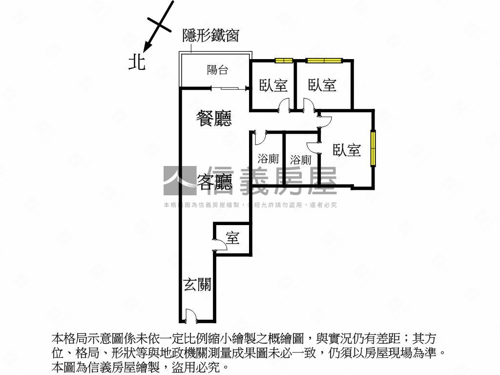 雙捷運新成屋三房車位房屋室內格局與周邊環境