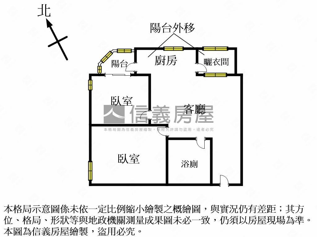 四維天廈視野採光２房房屋室內格局與周邊環境