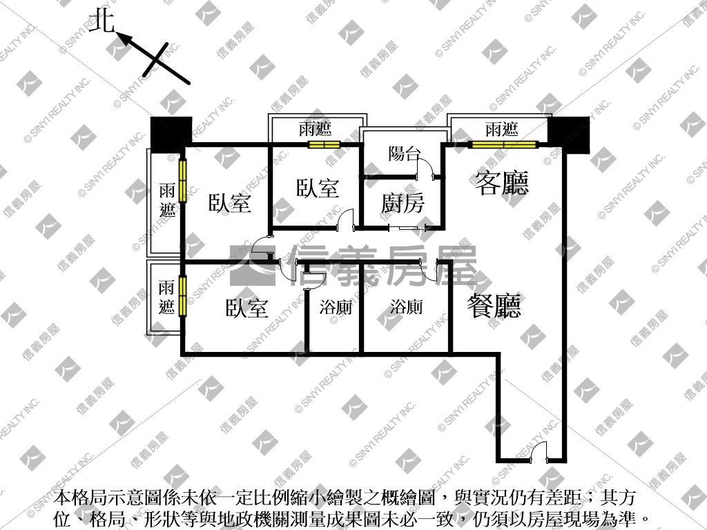 超級花園●三房房屋室內格局與周邊環境