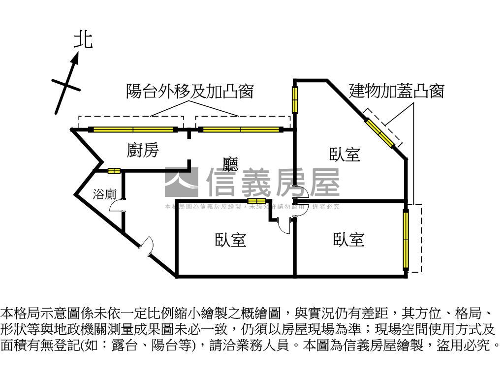 古亭河岸小資３房房屋室內格局與周邊環境