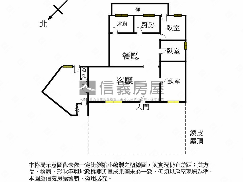 田野景館忠山段土地臨路房屋室內格局與周邊環境