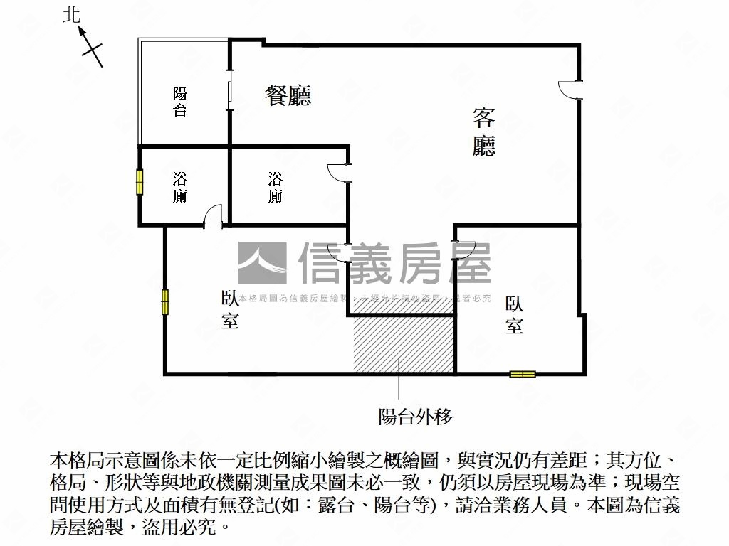 謙福Ⅱ｜兩房平車樹梢戶房屋室內格局與周邊環境
