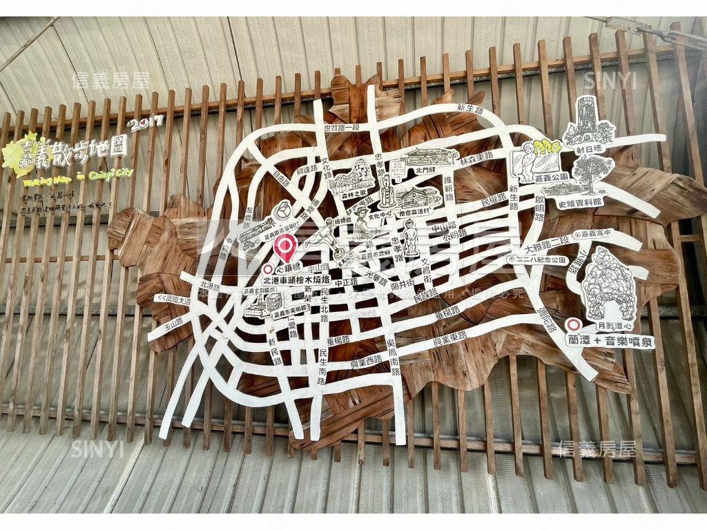 車站商圈臨路顯眼店面房屋室內格局與周邊環境