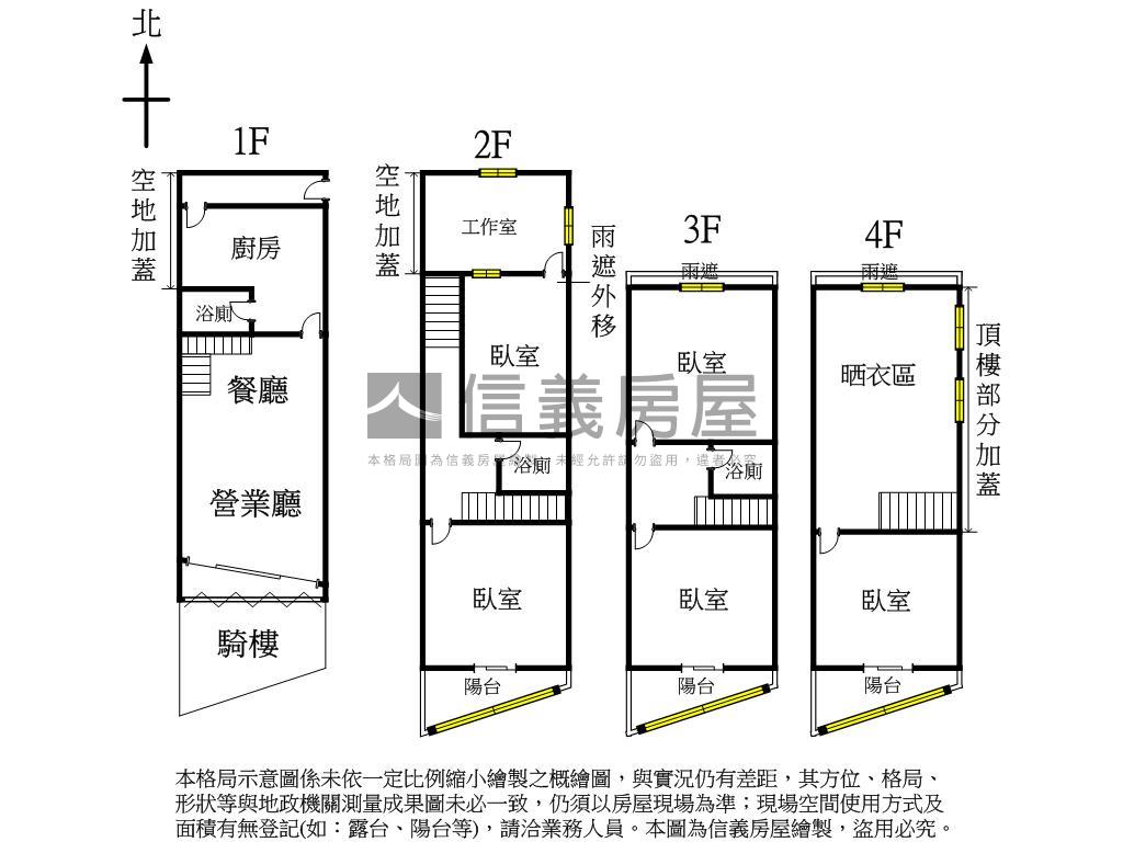 東山路臨路透天店面房屋室內格局與周邊環境