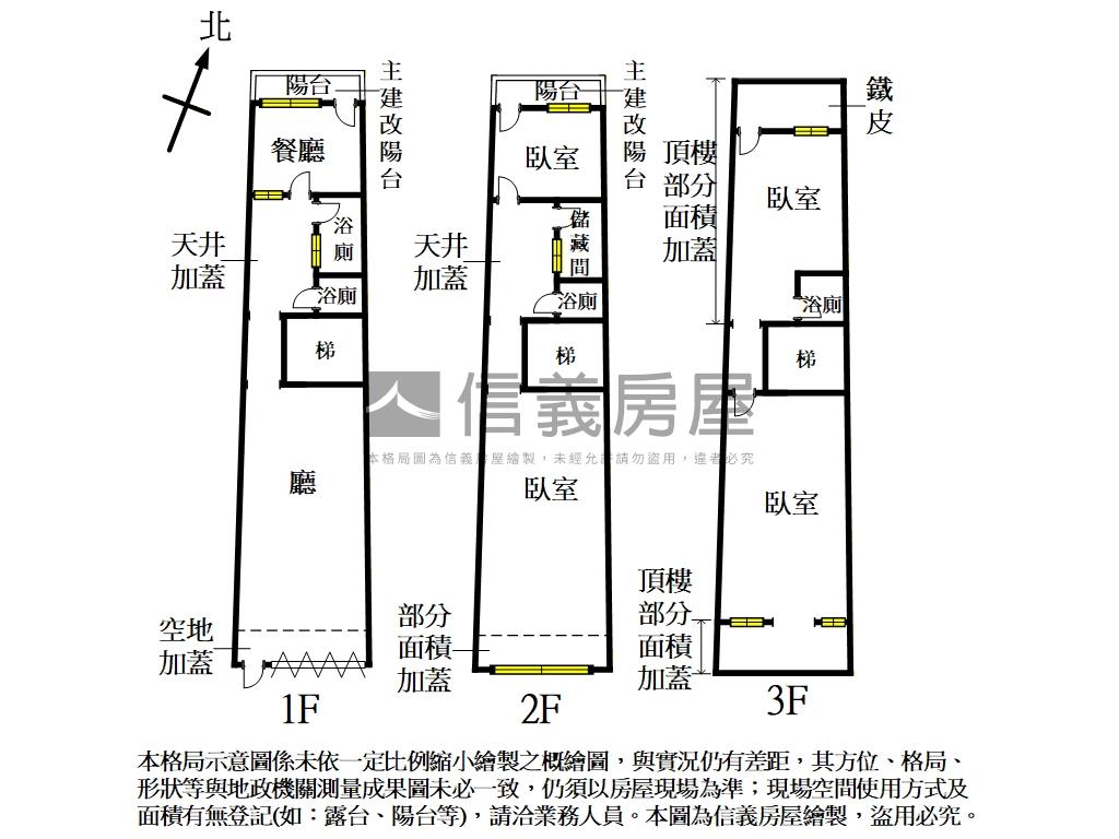 近大遠百需整理市區透天房屋室內格局與周邊環境