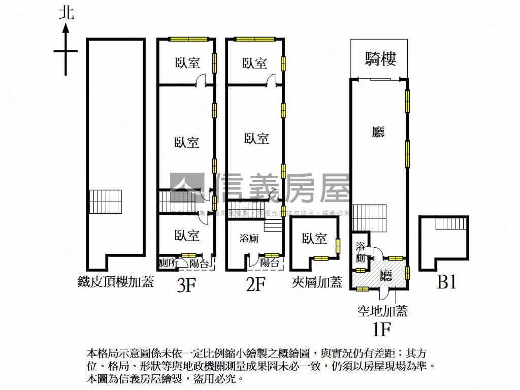 文化中心信守街邊間美透房屋室內格局與周邊環境