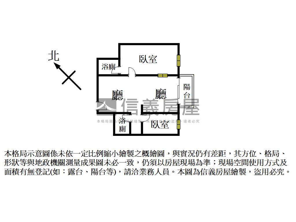 近交流道高樓層美２房車位房屋室內格局與周邊環境